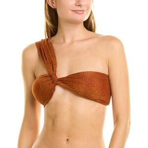 Sonya Womens  Petra One-Shoulder Top, Gold